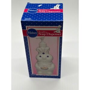 Pillsbury Doughboy Soap Dispenser Ceramic Kitchen Bathroom‎ Decor 1997